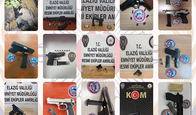 Elazığ’da aranan 95 şüpheli yakalandı