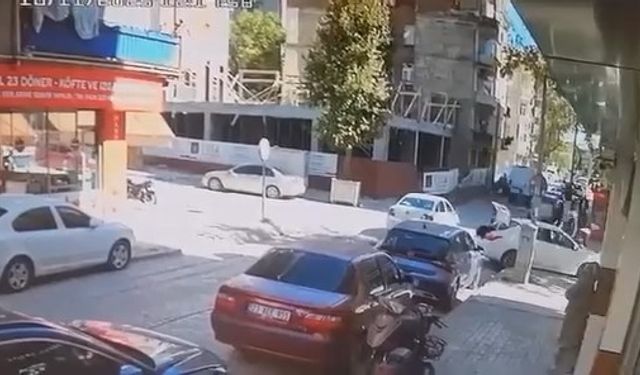 Elazığ’daki kaza kameralara yansıdı