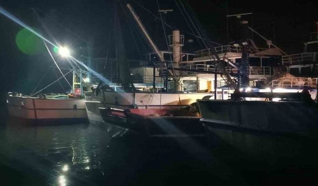 Enez’de trol gemilerine denetim