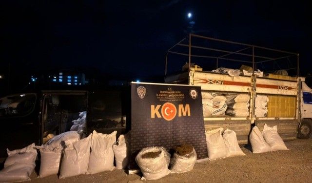 Erzurum’da polisten tütün operasyonu