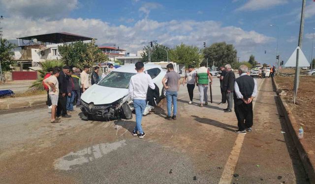 Hassa’da trafik kazası: 1 yaralı