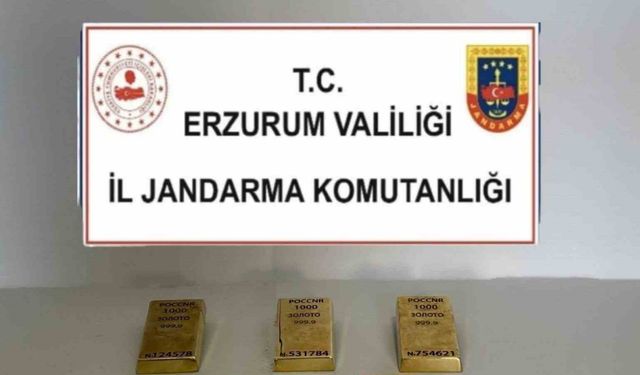 Horasan’da altın operasyonu