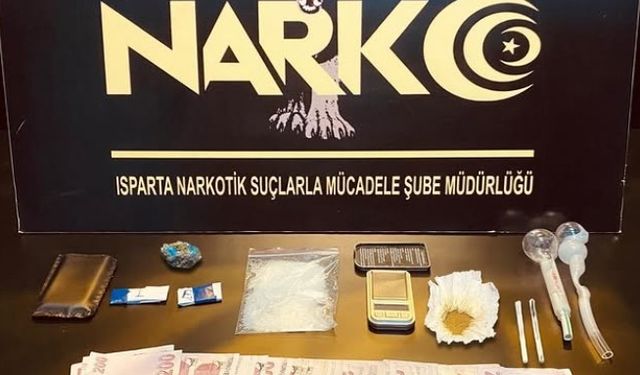 Isparta’da uyuşturucu operasyonu: 2 şüpheli gözaltına alındı