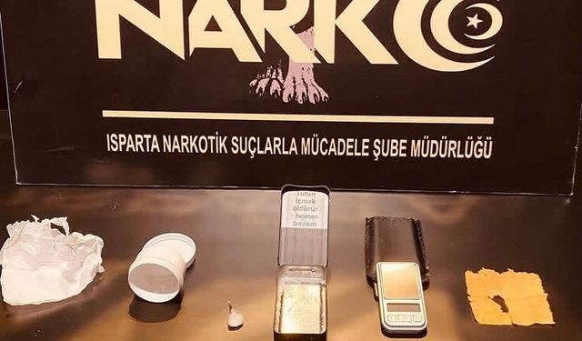 Isparta’da uyuşturucu operasyonunda 5 şüpheliye işlem başlatıldı