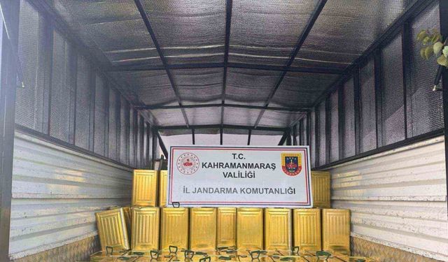 Kahramanmaraş’ta 200 teneke sahte zeytinyağı ele geçirildi