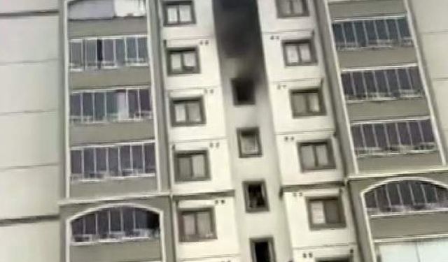 Karabük’te 9 katlı binada çıkan yangın paniğe neden oldu: 5 kişi hastaneye kaldırıldı
