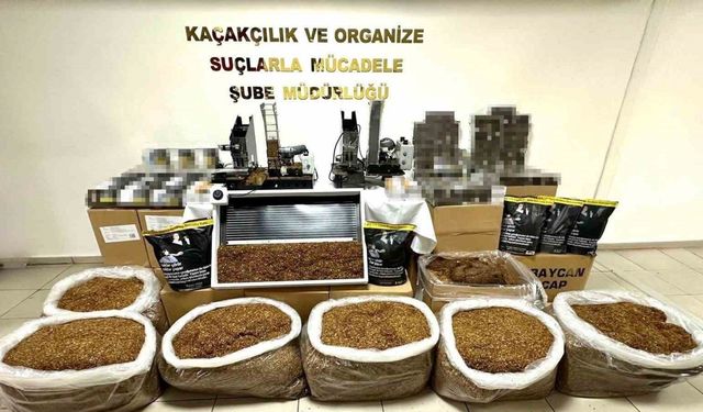 Karabük’te kaçak tütün operasyonu: 2 gözaltı