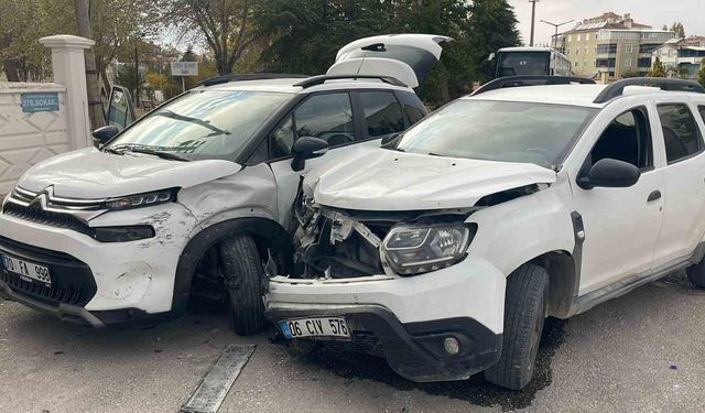 Karaman’da cipler çarpıştı: 1 yaralı