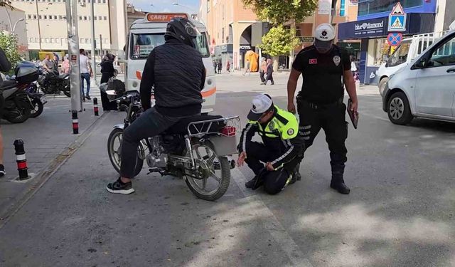 Karaman’da motosiklet denetimlerinde 159 sürücüye ceza kesildi