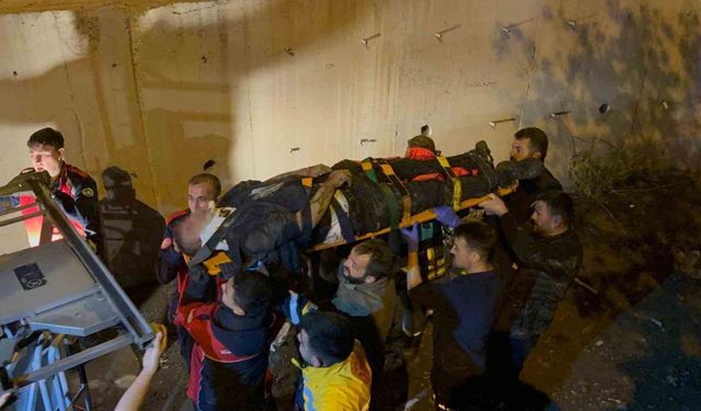 Kayseri’de kamyonet kanala uçtu: 1’i ağır 2 yaralı