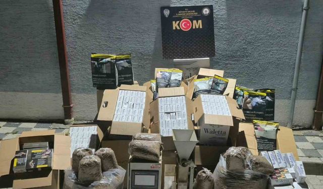 Kütahya’da kaçak tütün operasyonu: 2 şüpheliye adli işlem