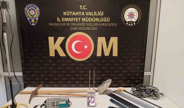 Kütahya’da tarihi eser operasyonu