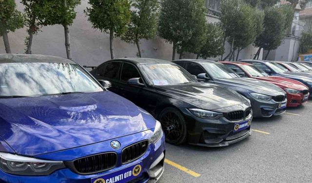 Lüks araçların şasi ve motor numaralarını değiştirip 300 milyon liralık vurgun yapan çete çökertildi