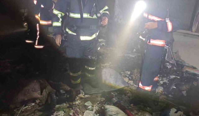 Mardin’de bina yangını: 2 kişi dumandan etkilendi