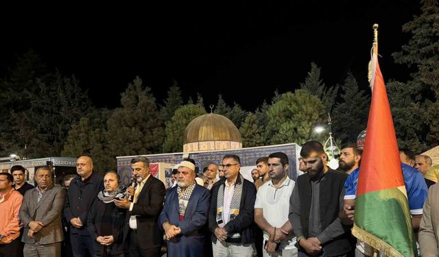 Mardin’de İsrail’in saldırılarına tepki