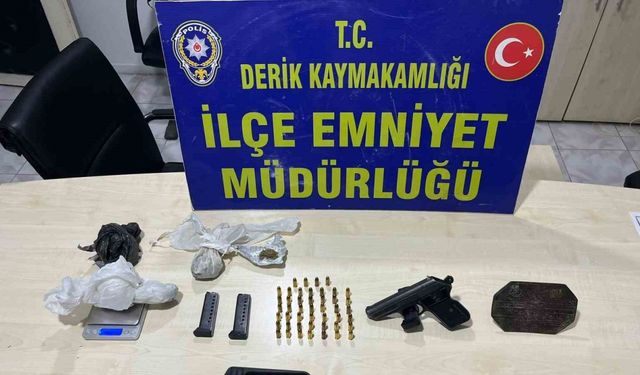 Mardin’de uyuşturucu operasyonunda 2 gözaltı