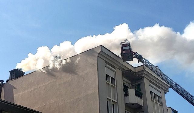 Menteşe’de baca yangını paniğe neden oldu