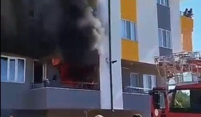 Mersin’de ev yangını korkuttu