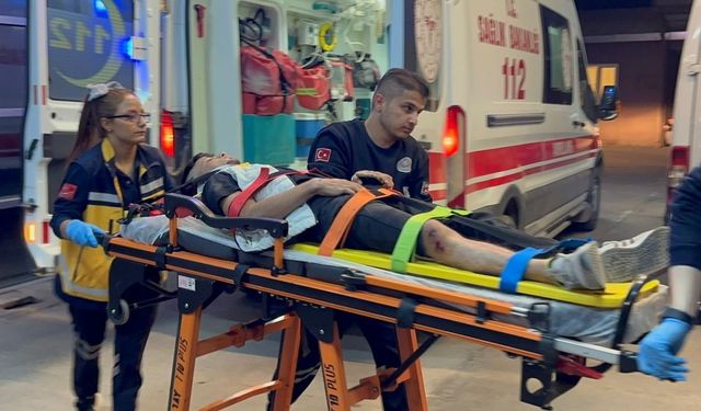 Motosiklet ile tır çarpıştı: 1 yaralı