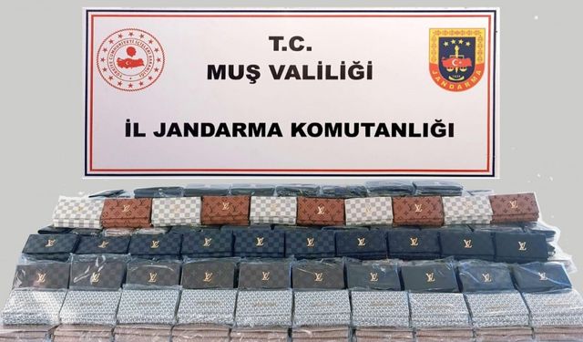 Muş’ta 1 milyon 220 bin liralık sahte cüzdan ele geçirildi
