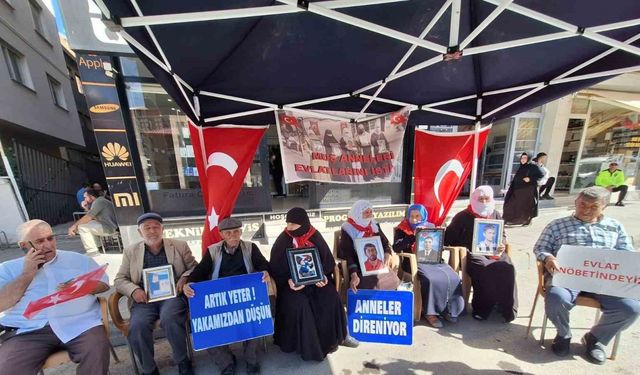 Muş’ta evlat nöbeti 216’ncı haftasında sürüyor