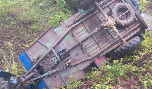 Ordu’da patpat devrildi: 1 ölü