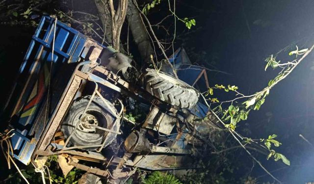 Ordu’da uçuruma yuvanlanan tarım aracının altında kalan sürücü hayatını kaybetti