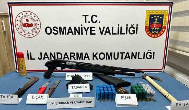 Osmaniye’de bir haftada 118 şüpheli yakalandı