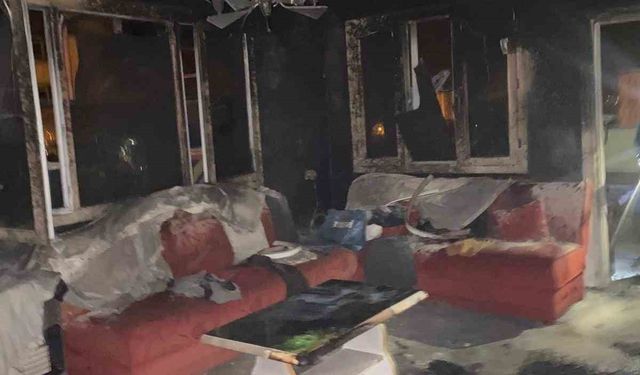 Osmaniye’de evde çıkan yangında 1 kişi dumandan etkilendi