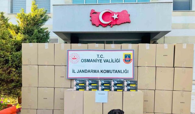 Osmaniye’de kaçak makaron operasyonunda 1 tutuklama