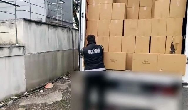 Sakarya’da 3 milyon 250 bin boş makaron ele geçirildi