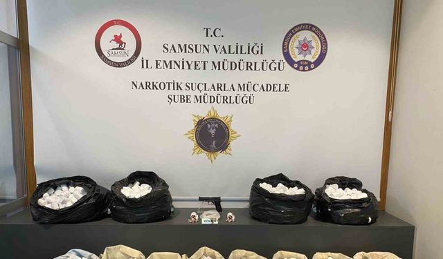Samsun’da 105 bin uyuşturucu hap ele geçti: 5 gözaltı