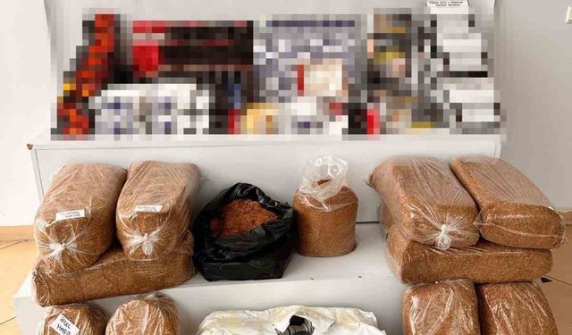 Samsun’da kaçak tütün mamulleri operasyonu