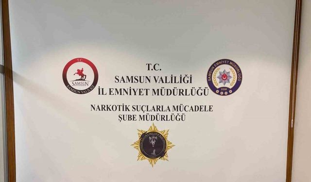 Samsun’da uyuşturucu operasyonu: 6 bin 170 sentetik ecza ele geçirildi