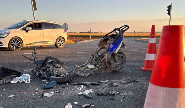 Şanlıurfa’da kamyon ile elektrikli bisiklet çarpıştı: 2 yaralı