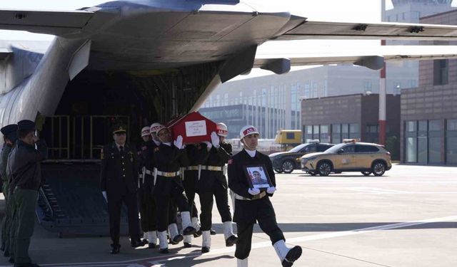 Şehit Piyade Er Eyüp Güner’in naaşı memleketi Gaziantep’te