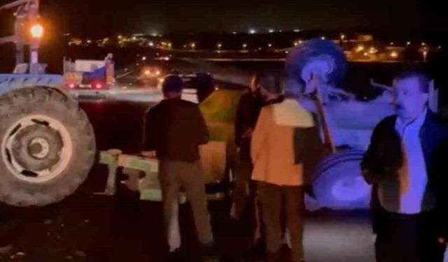 Siirt’te hafif ticari araç ile traktör çarpıştı: 2 yaralı