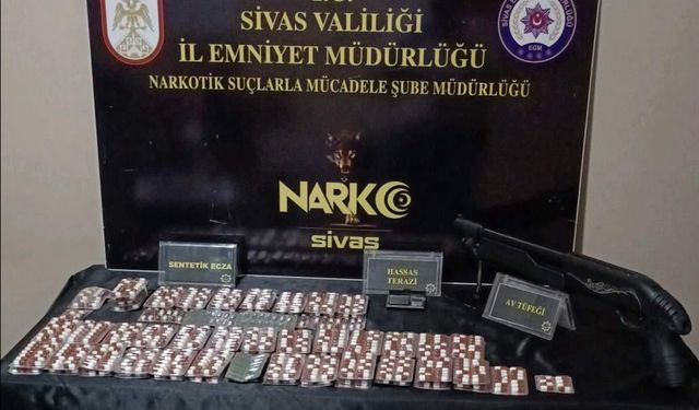 Sivas’ta 4 uyuşturucu taciri tutuklandı