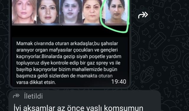 Sosyal medyada 10 kadının çocuk kaçırdığına dair dezenformasyon içerikli paylaşıma gözaltı