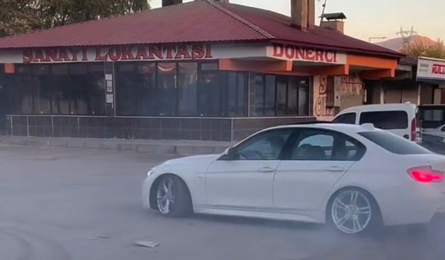 Tatvan’da drift yapan sürücüye 46 bin TL ceza