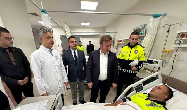 Tercan’da takla atan ekip aracındaki 3 polis memuru yaralandı