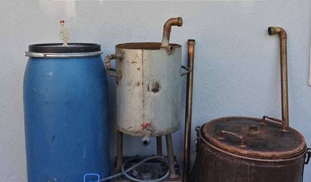 Tokat’ta 2 ayda 292 litre kaçak içki ele geçirildi