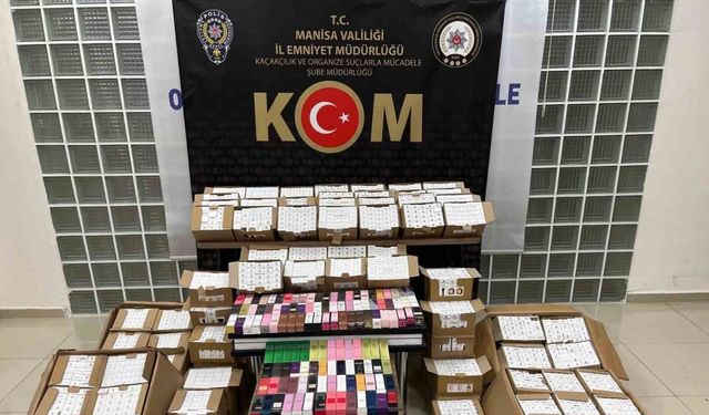 Turgutlu’da kaçak parfüm sevkiyatı polisin dikkatiyle engellendi