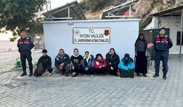Türkiye’ye yasadışı yollarla giriş yapan 8 düzensiz göçmen yakalandı