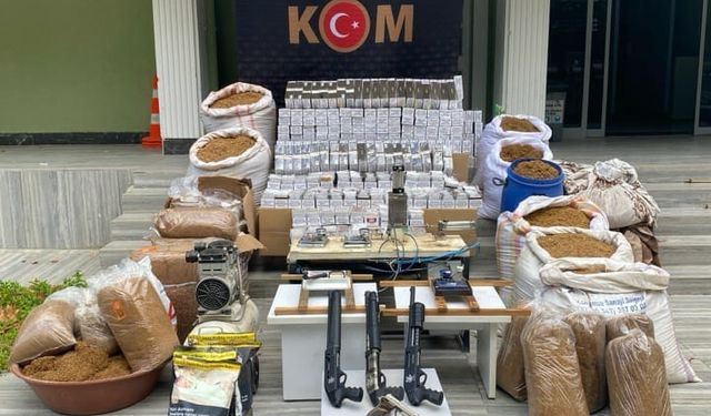 Uşak’ta kaçakçılık operasyonu: 5 gözaltı