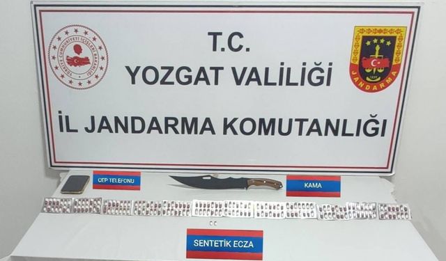 Üzerinde 170 adet uyuşturucu hapla yakalandı