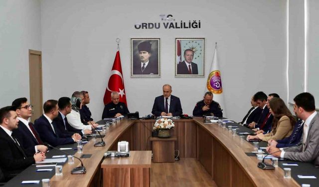 Vali Erol: "Son bir yılda olay sayılarında yüzde 11 azalma oldu"