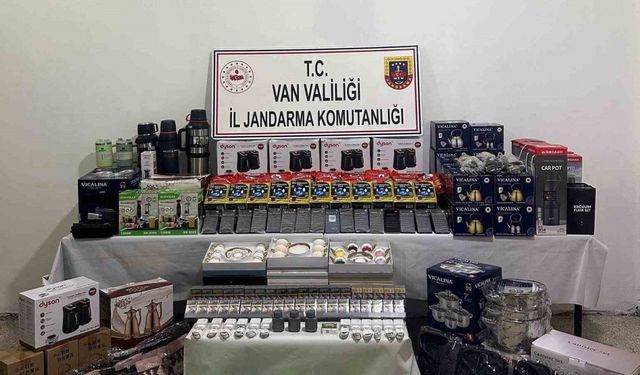 Van’da 1 milyon lira değerinde kaçak malzeme ele geçirildi