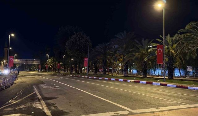Vatan Caddesi Cumhuriyet Bayramı kutlamaları öncesi trafiğe kapatıldı