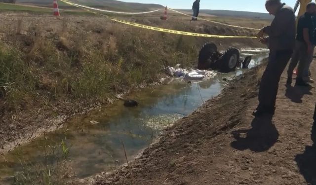 Yozgat’ta traktör devrildi: 1 ölü, 1 yaralı